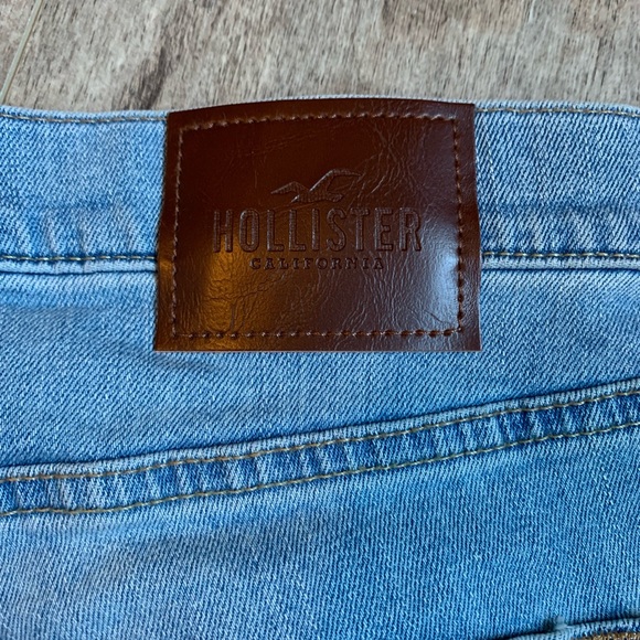 NWT Hollister men’s light wash epic flex slim straight jeans 32x32 - Picture 6 of 8